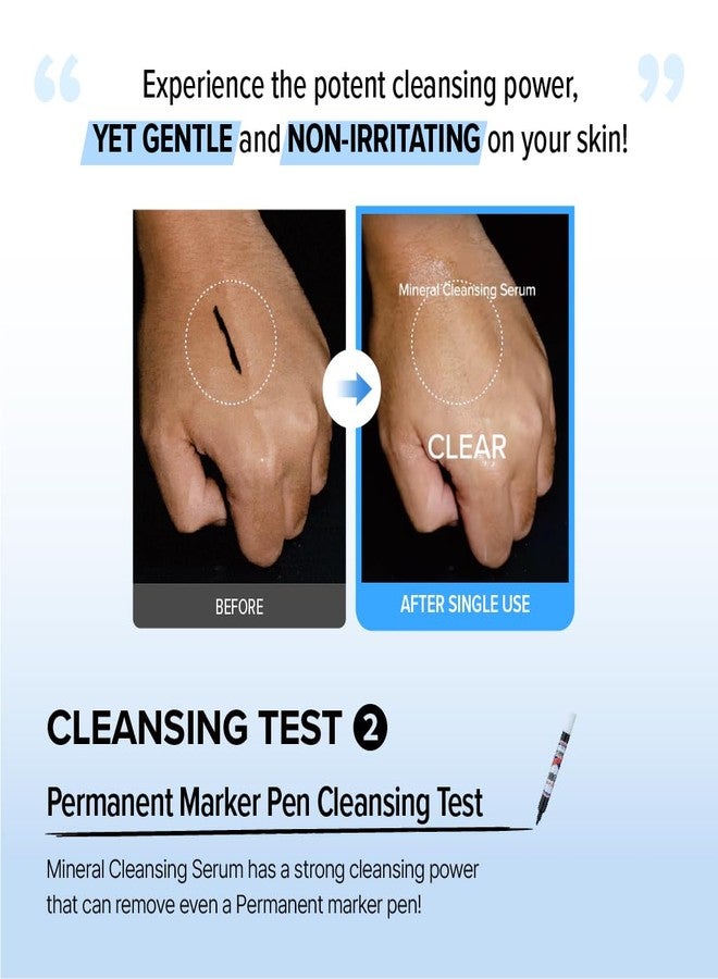 O'LABS Mineral Cleansing Serum 200ml / 6.76 fl.oz Gentle Facial Cleanser Korean Skincare with Dead Sea Minerals - Image 3